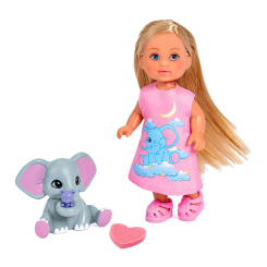 Куклы - Игровой набор Steffi and Evi love Спокойной ночи слоник (5733355)