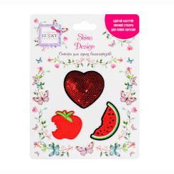 Біжутерія та аксесуари - Набір стікерів для одягу Lukky Кавун (T19722)