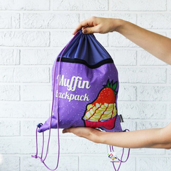 Рюкзаки и сумки - Рюкзак-сумка для одежды и обуви 4Profi "Cake" 43х33 Фиолетово-синий 46013 (000003475)