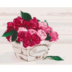 Товари для малювання - Картина за номерами Art Craft ​Flower's box​ 40 х 50 см (12151-AC)