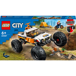 Конструкторы LEGO - Конструктор LEGO City Приключения на внедорожнике 4x4 (60387)