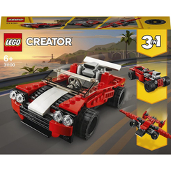 Конструкторы LEGO - Конструктор LEGO Creator Спортивный автомобиль 3 в 1 (31100)