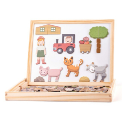 Детская мебель - Двухсторонняя доска Woody Фигурки в виде животных (91214)