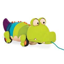 Развивающие игрушки - Игрушка-каталка Battat Крокодил Щелк-клаус (BX1674Z)