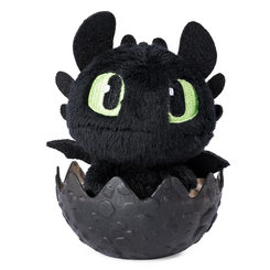 Персонажі мультфільмів - М'яка іграшка Dragons Як приборкати дракона 3 Беззубик в яйці (SM66623/7526)