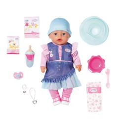 Пупсы - Кукла Baby Born Джинсовый стиль малышки (836385)