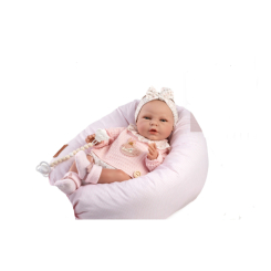 Пупси - Пупс Reborn Munecas De Cuna рожевий одяг 45 см (8436587142246)