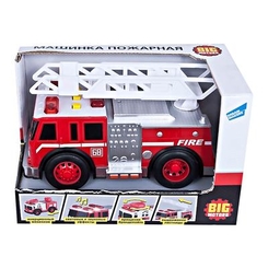 Транспорт и спецтехника - Машинка Big Motors Пожарная служба с эффектами (2018-1AB)