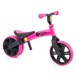 Велосипеди та біговели - Біговел YVolution Velo Junior рожевий (101050)