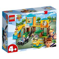 Конструкторы LEGO - Конструктор LEGO Juniors Toy Story 4 Приключения Базза и Бо Пип на детской площадке (10768)