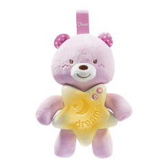 Ночники, проекторы - Подвеска Chicco First dreams Спокойной ночи медвежонок розовый с эффектами (8058664079704)