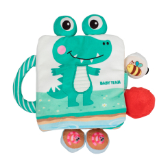 Развивающие игрушки - Развивающая книжка Baby Team с погремушкой (8721)