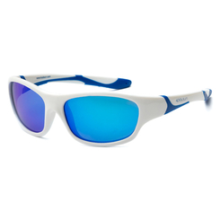 Солнцезащитные очки - Солнцезащитные очки Koolsun Sport бело-голубые до 8 лет (KS-SPWHSH003)