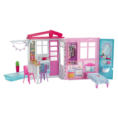 Меблі та будиночки - Ляльковий будинок Barbie Портативний (FXG54)