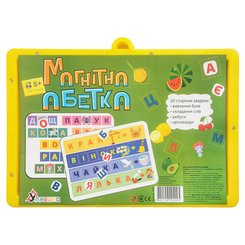 Детская мебель - Обучающая игра с доской "Магнитный алфавит" УМНЯШКА 2095-UM укр (35706)