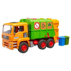 Транспорт и спецтехника - ​Мусоровоз Bruder MAN TGA 50 лет Bruder лимитированная серия (01056)