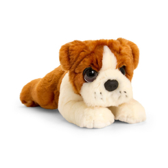 М'які тварини - М'яка іграшка Keel toys Цуценя бульдог​­ 25 см (SD2631)