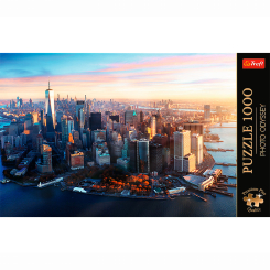 Пазлы - Пазл Trefl Premium Plus Манхэттен Нью-Йорк 1000 элементов (10828)