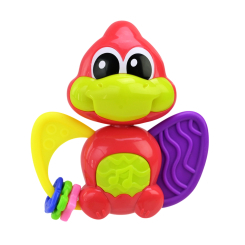 Брязкальця, прорізувачі - Брязкальце Сонячний зайчик Музичний Діно птерозавр червоний (PL-724-72/1) (PL-724-72/2)