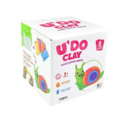 Набори для ліплення - Маса для ліплення Strateg U DO Clay Равлик (4823113884130)