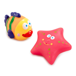 Іграшки для ванни - Іграшковий набір для ванни Addo Droplets Мешканці океану зірка і окунь (312-17103-B/1)