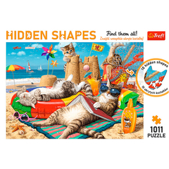 Пазлы - Пазл Trefl Hidden Shapes Каникулы (10674) Пазлы - Пазл Trefl Hidden Shapes Каникулы (10674)