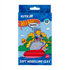 Наборы для лепки - Пластилин восковой Kite Hot Wheels 12 цветов (HW25-086-2) Наборы для лепки - Пластилин восковой Kite Hot Wheels 12 цветов (HW25-086-2)