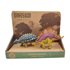 Фігурки тварин - Набір фігурок Bibi Toys Динозаври жовто-синій та фіолетово-жовтий (762169BT/1)