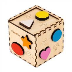 Развивающие игрушки - Кубик-сортер Good Play Веселая фигурка (CUB-4-001)