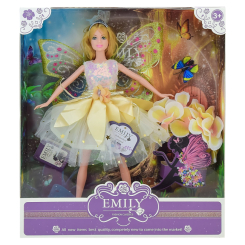 Ляльки - Лялька Emily Феї Білявка у жовтій сукні (QJ093C)