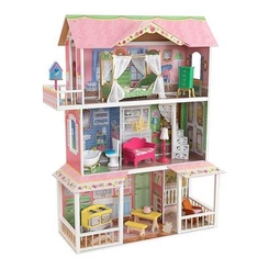Мебель и домики - Кукольный домик KidKraft Любимая Саванна со световым эффектом (65935)