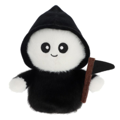 Персонажі мультфільмів - М'яка іграшка Keel toys Keeleco Halloween Страшко чорний 12 см (EH3877/2)