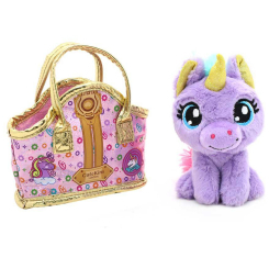 Мягкие животные - Мягкая игрушка Funville Cutekins Домашние любимцы в сумочках Единорог 10 см (FV35061/3)