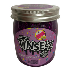 Антистресс игрушки - Слайм Compound kings Glitzy Tinselz с ароматом винограда 210 г (300189-5)