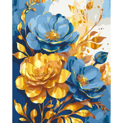 Товари для малювання - Картина за номерами Art Craft Яскраві квіти 40 х 50 см (13143-AC)