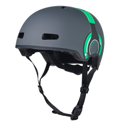 Защитное снаряжение - Защитный шлем Micro Зеленый с рисунком наушников 52-56 см (AC2111BX)