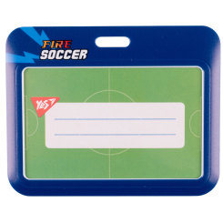Канцтовари - Бейдж горизонтальний Yes Football слайдер (940324)