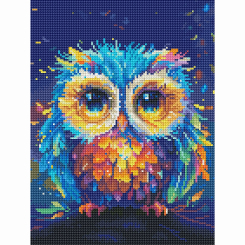 Товары для рисования - Алмазная мозаика Brushme Цветная сова (RDBS7016)