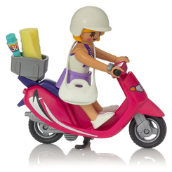 Классические конструкторы - Конструктор Playmobil Посетитель пляжа со скутером (9084)