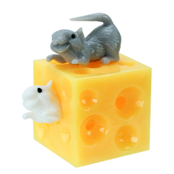 Антистрес іграшки - Іграшка-антистрес Shantou Jinxing Кіт Мишки у сирі (TL-006)