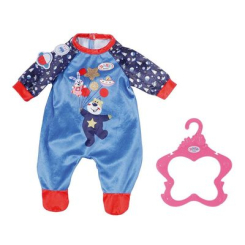 Одежда и аксессуары - Одежда для куклы Baby Born День рождения комбинезон синий (831090-2)