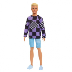 Куклы - Кукла Barbie Кен Модник в свитере в клеточку (HBV25)