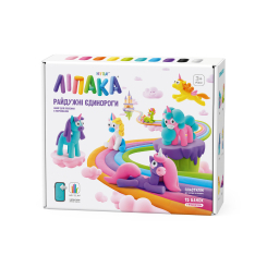 Наборы для лепки - Набор пластилина Ліпака Радужные единороги (15028-UA01)