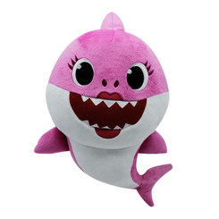 Персонажі мультфільмів - М'яка іграшка Baby shark Мама акуленятка музична (PFSS-08002-01)