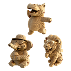 3D-пазлы - 3D пазл Cartonic Safari trio (CARTTRIOSAF)