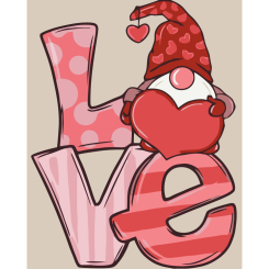 Товары для рисования - Картина по номерам Art Craft Гномик LOVE 40 х 50 см (16130-AC)