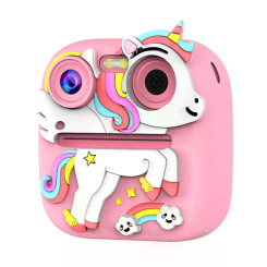 Фотоаппараты - Детская камера с мгновенной печатью Remzona Fun Moments розовая (KCP-02/2) Фотоаппараты - Детская камера с мгновенной печатью Remzona Fun Moments розовая (KCP-02/2)