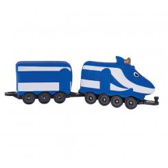 Залізниці та потяги - Паровозик Ханзо з причіпним вагоном Jazwares Chuggington (JW38500 / 38501) (JW38500/38501)