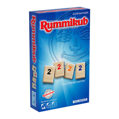 Класичні ігри - Настільна гра Feelindigo Rummikub mini (FI9500)