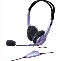 Навушники - Гарнітура ПК стерео Genius HS-04S 2х mini-jack 2м фіолетова (31710025100) Навушники - Гарнітура ПК стерео Genius HS-04S 2х mini-jack 2м фіолетова (31710025100)